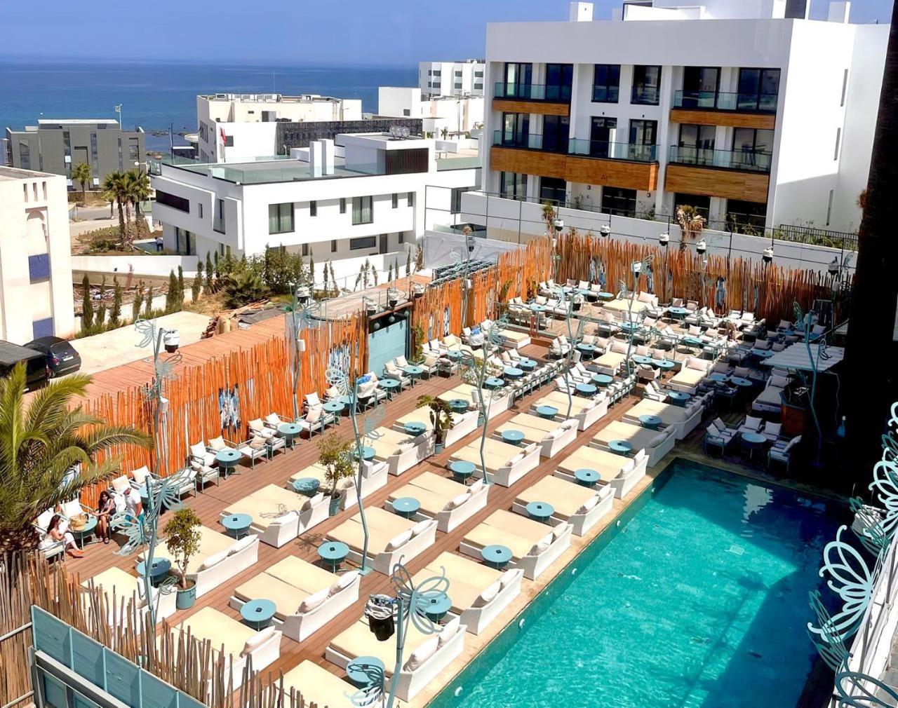 טנג'יר Mandarin Palace Hotel & Spa מראה חיצוני תמונה The hotel's pool